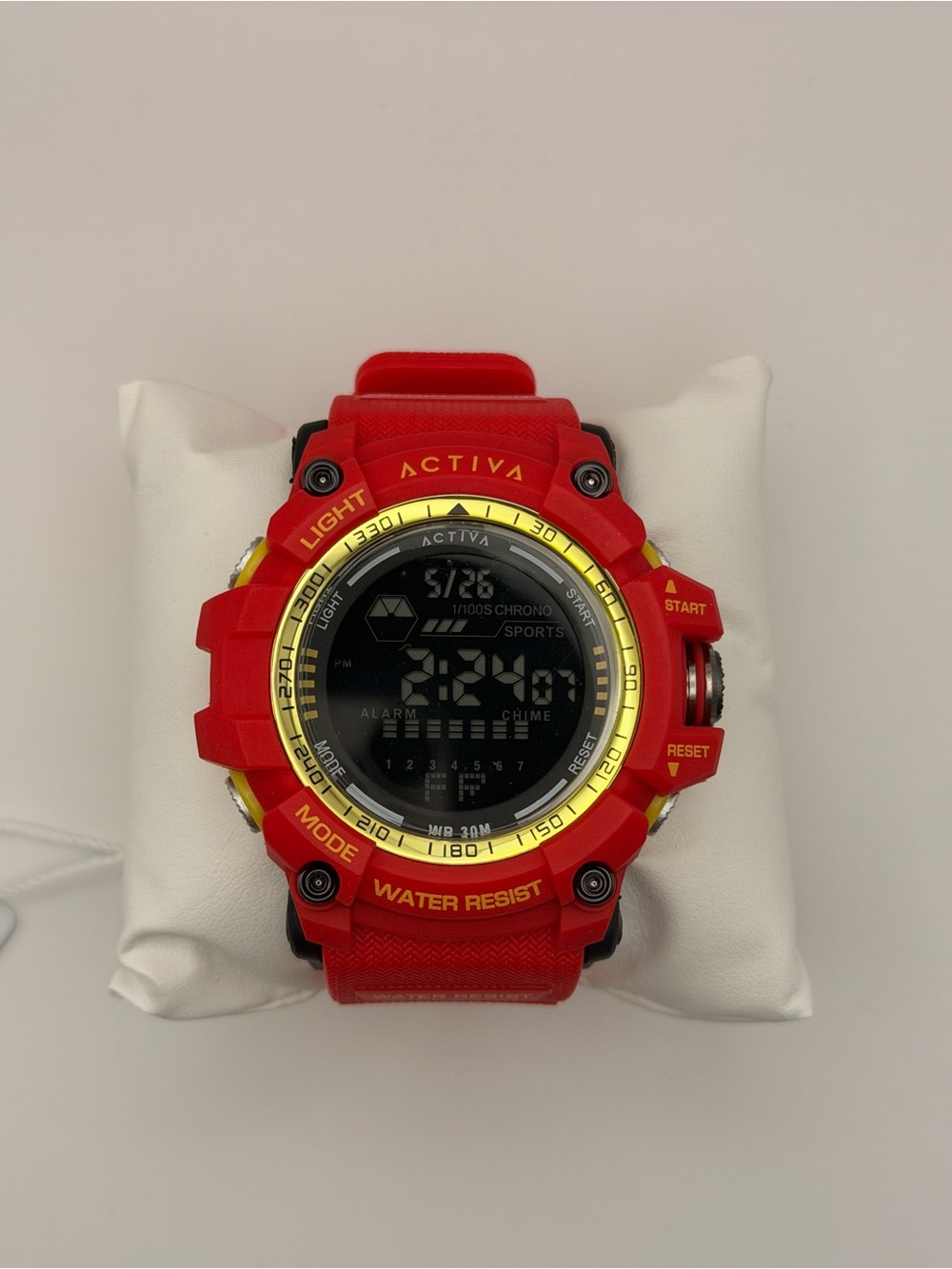 Activa Red Digital Sports Watch - Water Resistant